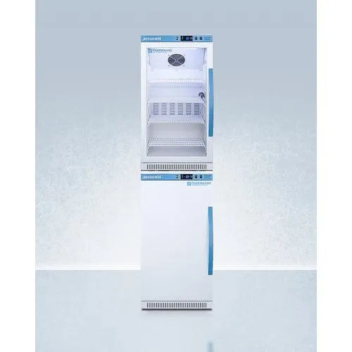 Accucold ARG31PVBIADA-AFZ2PVBIADASTACKLHD 20" Wide All-Refrigerator/All-Freezer Combo