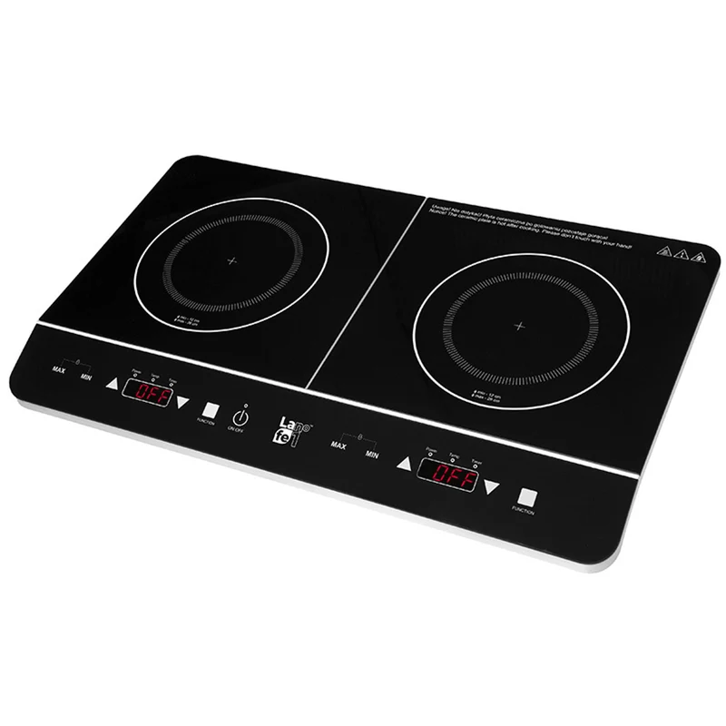 Lafe Placa de inducción, Cocina eléctrica, portátil, 3500W, doble, CIY 002