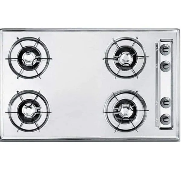 Summit 30" Wide 4-Burner Gas Cooktop ZNL05P
