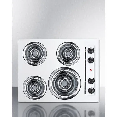 Summit 24" Wide 4-Burner Coil Cooktop WEL03