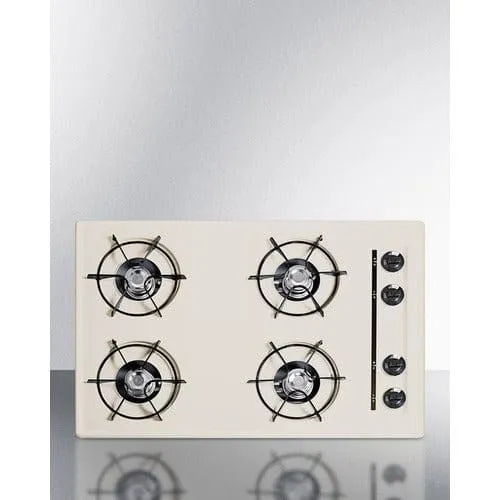 Summit 30" Wide 4-Burner Gas Cooktop SNL05P
