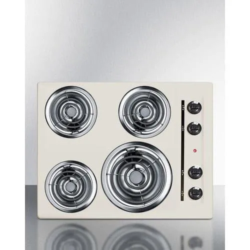 Summit 24" Wide 4-Burner Coil Cooktop SEL03