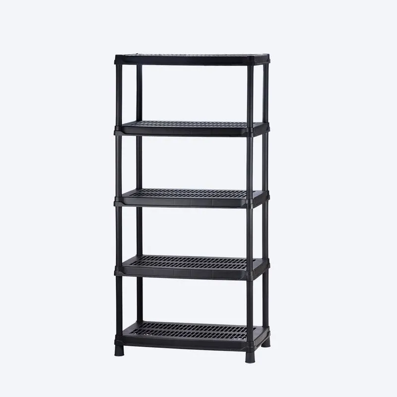Estantería Multifuncional de 5 Niveles Ventilada 18" Negro