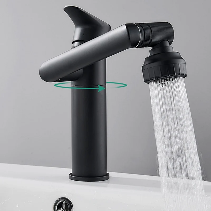 Practical durable 360° swivel battery with dual beam mode and flexible spout