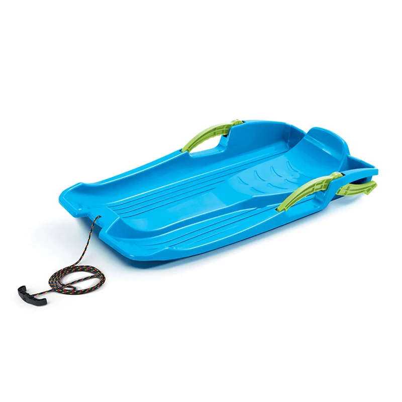 Trineo de plástico con freno Prosperplast Hornet azul