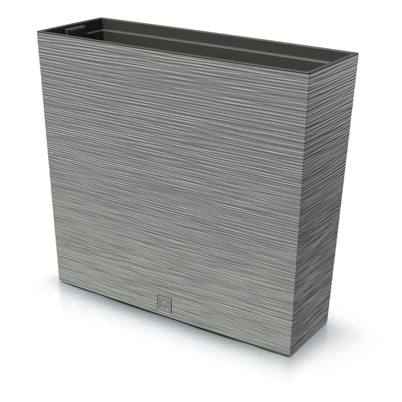 Prosperplast Furu Case T Macetero 2 en 1 Jardinera con Maceta para Plantas Maceta con Tiesto DFC800T-422U - color hormigón (gris)