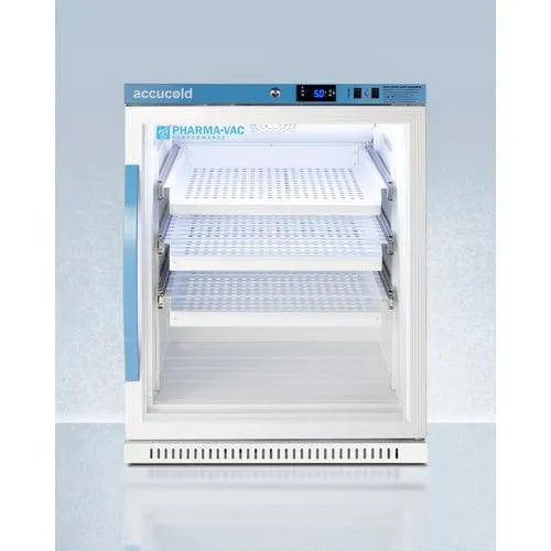 Accucold ARG6PVDR | 6 Cu.Ft. ADA Height Vaccine Refrigerator w/ Removable Drawers