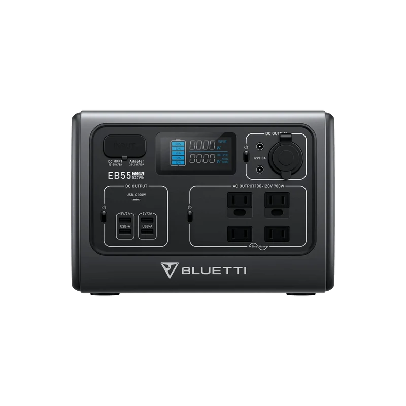 Bluetti EB55 Portable Power Station | 700W 537Wh