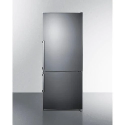 Summit 28" Wide Bottom Freezer Refrigerator FFBF284SSIM