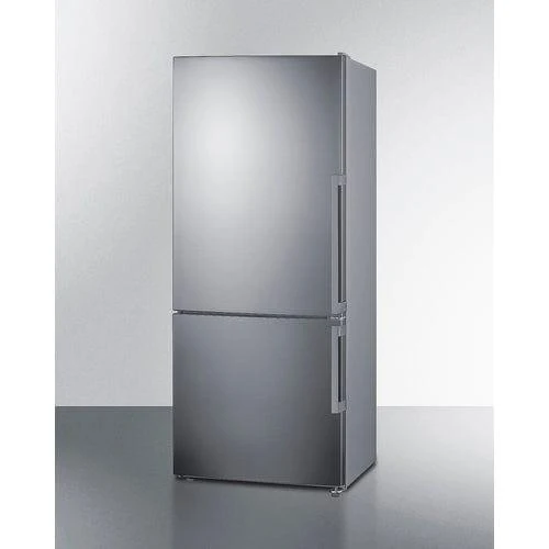 Summit 28" Wide Bottom Freezer Refrigerator FFBF283SSLHD