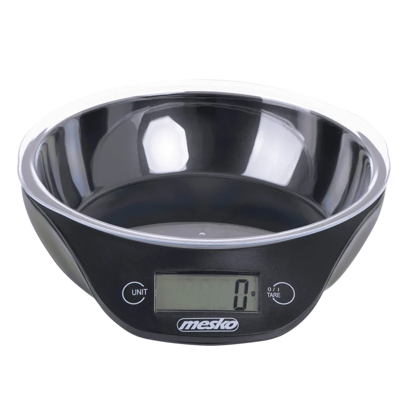 Báscula de cocina Mesko MS 3164 con bol con una capacidad de carga máxima de 5 kg