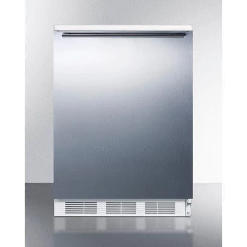 Accucold FF6WSSHH | Accucold 24" Refrigerator - SS Half Handle