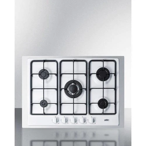 Summit 30" Wide 5-Burner Gas Cooktop GC5271WTK30