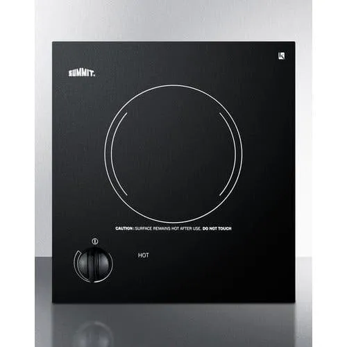 Summit 12" Wide 115V 1-Burner Radiant Cooktop CR1115