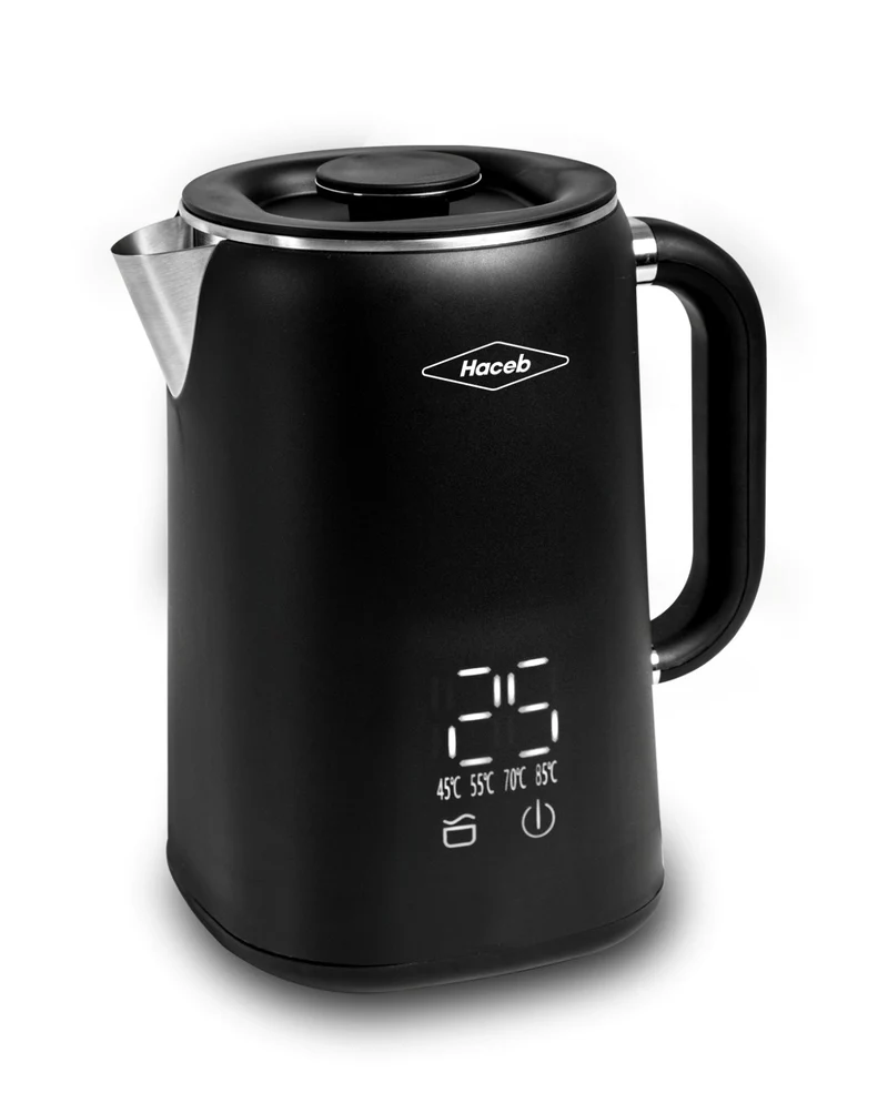 Hervidor de Agua e Infusor Eléctrico Haceb, Negro