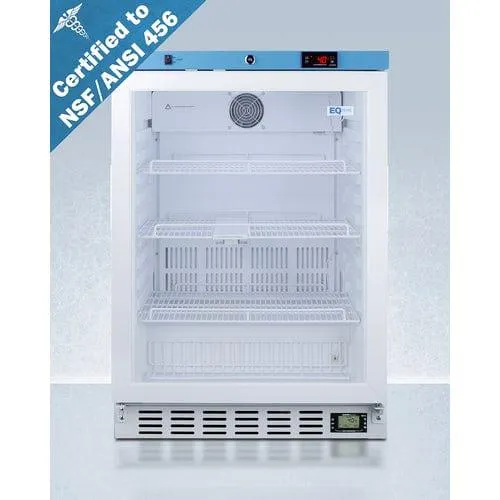 EQTemp ACR52GNSF456 24" Wide Built-In Healthcare Refrigerator for Vaccine Storage
