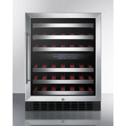 Summit 24" Wide Built-In Wine Cellar SWC530BLBISTCSS