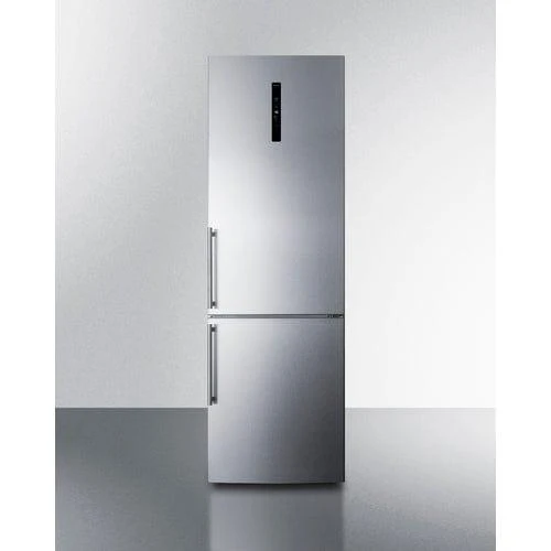 Summit 24" Wide Bottom Freezer Refrigerator FFBF249SS2