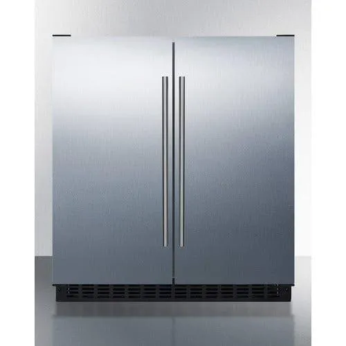 Summit 30" Wide Built-In Refrigerator-Freezer FFRF3070BSS