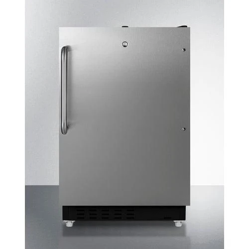 Summit ALRF49BSSTB | 21" Wide Built-in Refrigerator-Freezer | ADA