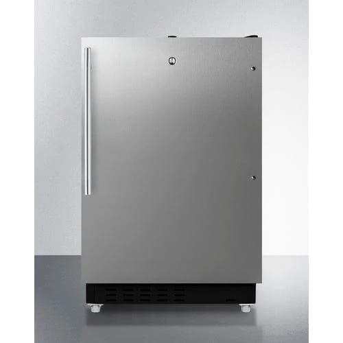 Summit ALRF49BSSHV | 21" Wide Built-in Refrigerator-Freezer | ADA
