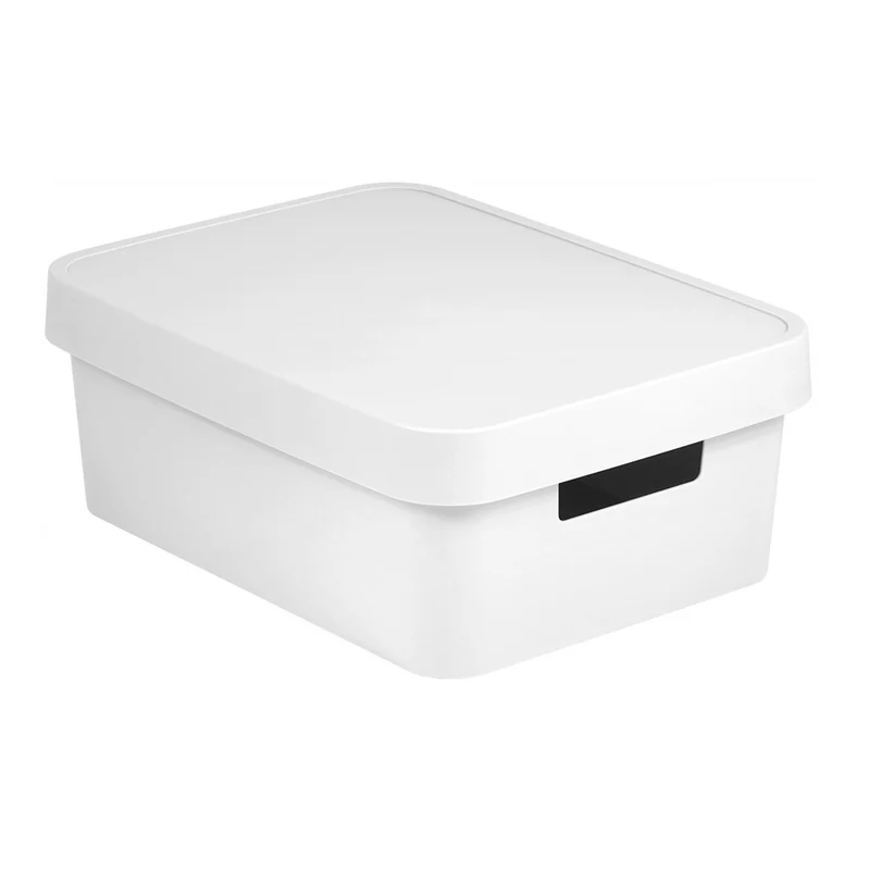 Caja de almacenamiento con tapa Curver Infinity 11L blanco