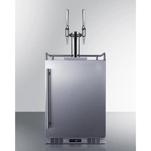 Summit 24" Wide Built-In Nitro Coffee Kegerator SBC682NCFTWIN