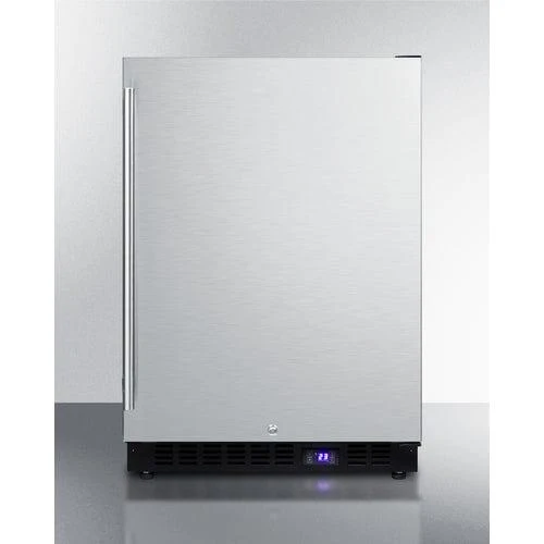 Summit 24" Freezer with Icemaker - Stainless Door (SCFF53BSSIM)