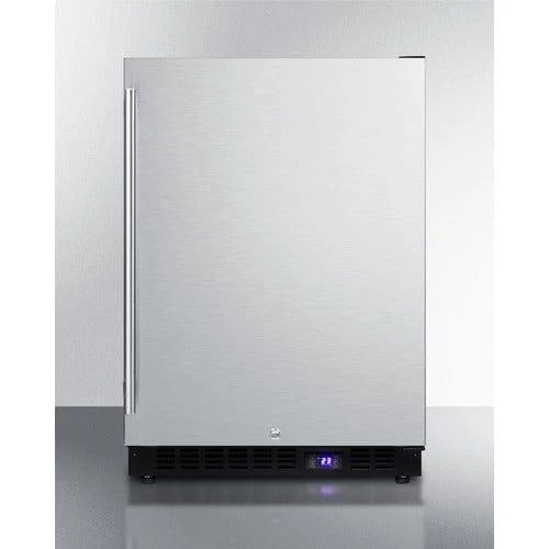 Summit 24" Freezer with Icemaker - Full SS Wrap (SCFF53BCSSIM)