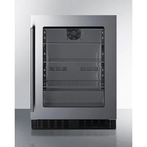 Summit 24" Seamless Glass Beverage Cooler - ADA (ASDG2411)