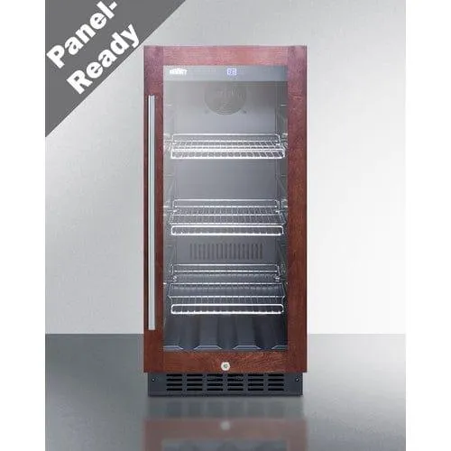 Summit 15" Wide Built-In Beverage Center (Panel Not Included) SCR1536BGPNR