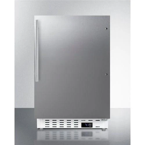 Summit 21" White Fridge - Wrap & Vert Handle (ALR46WCSSHV)