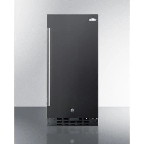 Summit 15" All-Refrigerator - Black Cabinet (ALR15B)
