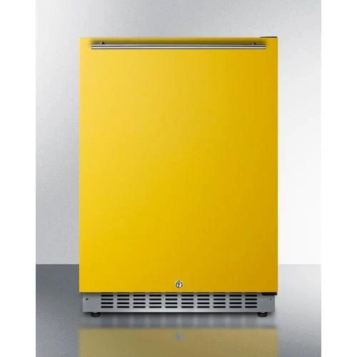 Summit 24" Refrigerator - Yellow/Special Finish (AL54Y)