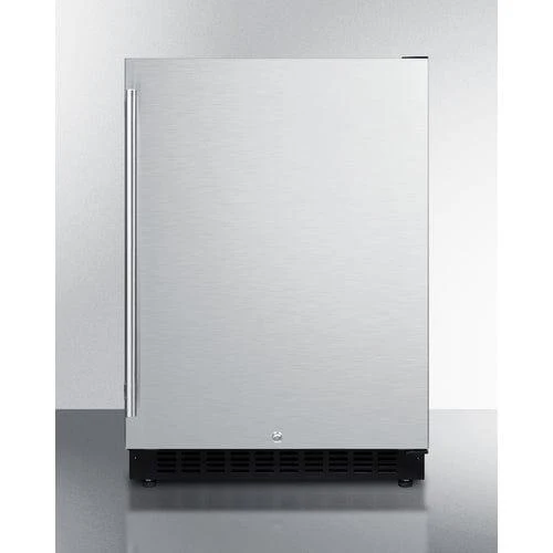 Summit 24" White Fridge - Full SS Wrap (AL54CSS)