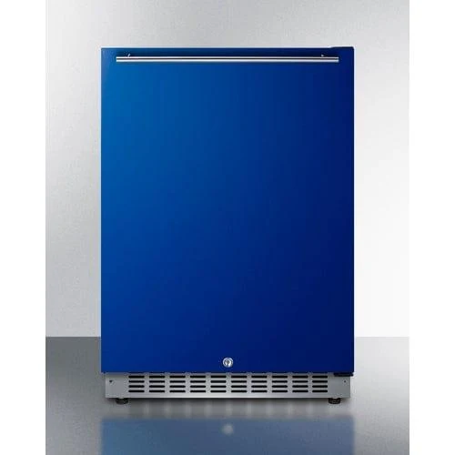 Summit 24" Black Built-In Refrigerator - Standard (AL54B)