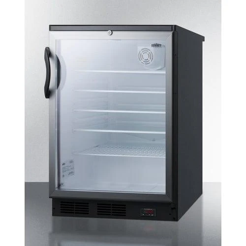 Summit 24" Wide Craft Beer Pub Cellar SCR600BGLDTPUB