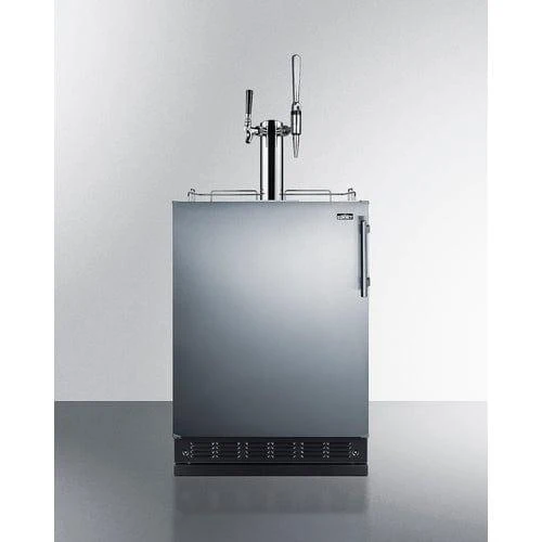 Summit 24" Wide Cold Brew/Nitro Coffee Kegerator SBC7BRSCM2LHD