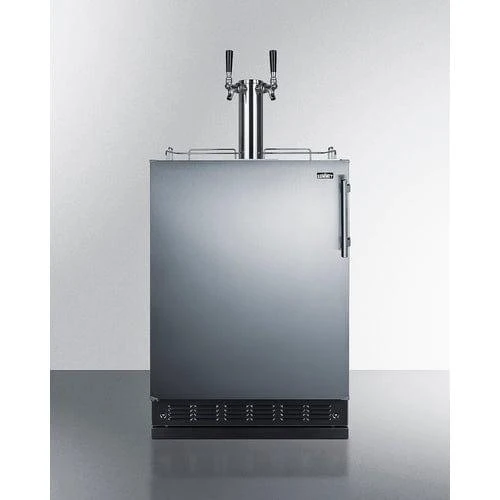 Summit 24" Wide Cold Brew Coffee Kegerator SBC7BRSCF2LHD