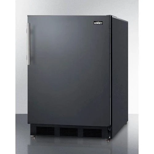 Summit 24" Wide All-Refrigerator FF7LBLKMBL