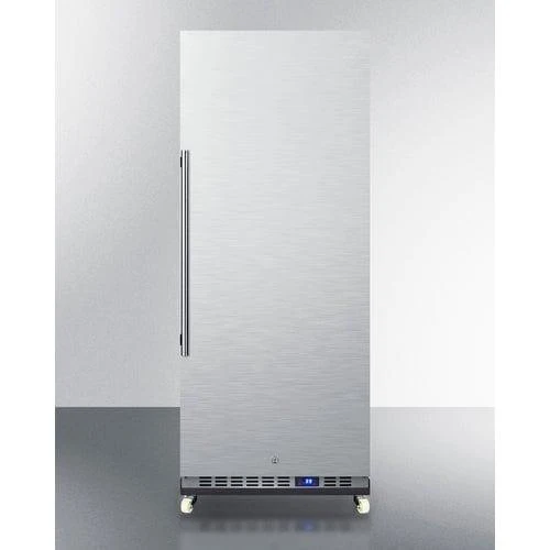 Summit 24" Wide Mini Reach-In All-Refrigerator with Dolly FFAR121SSRI