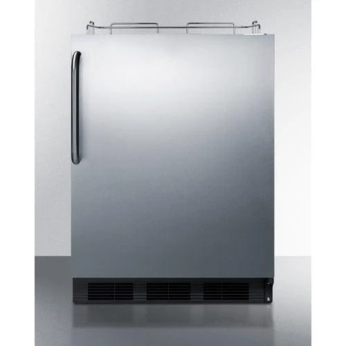 Summit 24" Kegerator Cabinet - Full SS Wrap/No Tap (SBC58BLBICSSADANK)