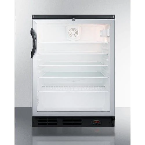 Summit 24" Wide Built-In Craft Beer Pub Cellar SCR600BGLBIDTPUB