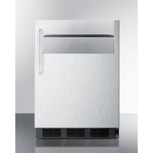 Summit 24" Wide Outdoor All-Refrigerator, with Speed Rail SPR7BOSSTSR