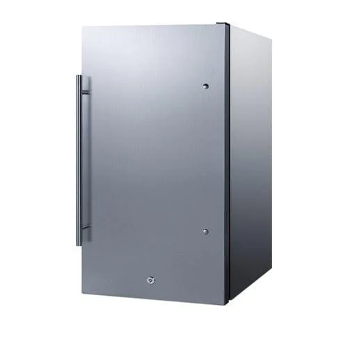 Summit Outdoor Shallow Refrigerator - Full SS Wrap (SPR196OSCSS)