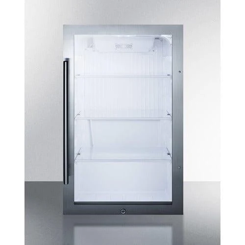 Summit SPR489OSADA Shallow Depth Indoor/Outdoor Beverage Cooler