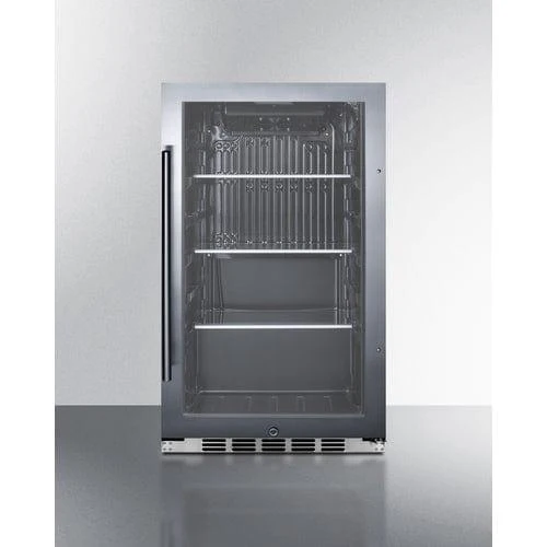 Summit 488 Outdoor Beverage Center - 34" High/SS Wrap (SPR488BOSH34CSS)
