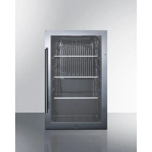Summit 488 Outdoor Beverage Center - Full SS Wrap (SPR488BOSCSS)
