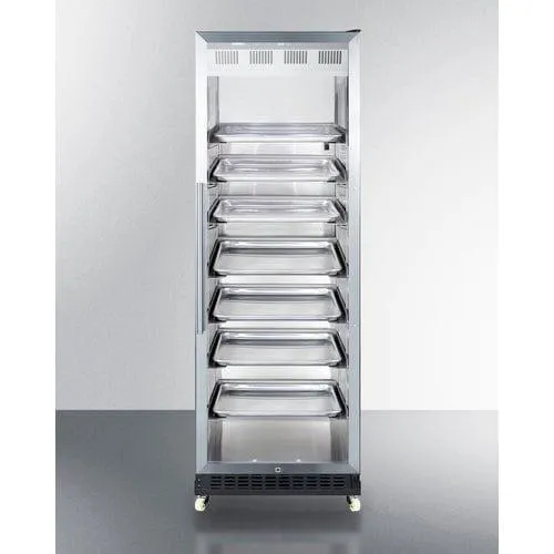 Summit SCR1401 Mobile Beverage Cooler - Full SS Wrap (SCR1401RICSS)