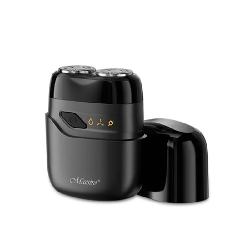 Afeitadora eléctrica Maestro, 2 cabezales, carga USB C, autonomía de hasta 60 minutos, fácil limpieza, MR-671